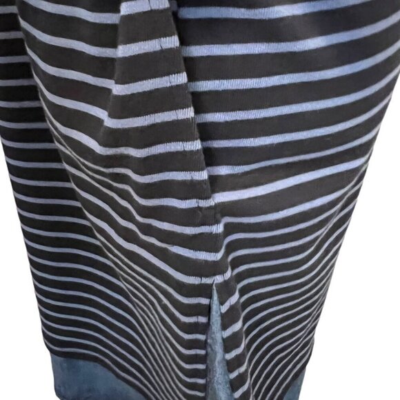 J. Jill Blue Striped French Minimalist Preppy Coastal Casual Shift Dress XS - Picture 5 of 11